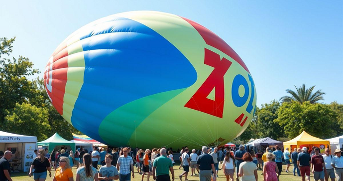 Balão inflável gigante para eventos: destaque sua marca com criatividade Balão inflável gigante para eventos: destaque sua marca com criatividade