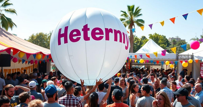 Balão inflável personalizado como destaque em eventos e campanhas Balão inflável personalizado como destaque em eventos e campanhas