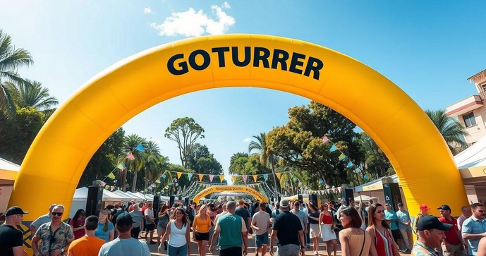 Como Escolher o Portal Inflável Personalizado Perfeito para seu Evento Como Escolher o Portal Inflável Personalizado Perfeito para seu Evento