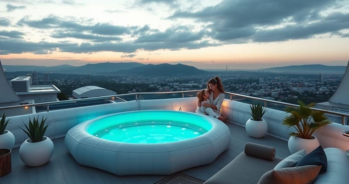 Roof Top Inflável transforma seu espaço ao ar livre em um refúgio de conforto e estilo Roof Top Inflável transforma seu espaço ao ar livre em um refúgio de conforto e estilo