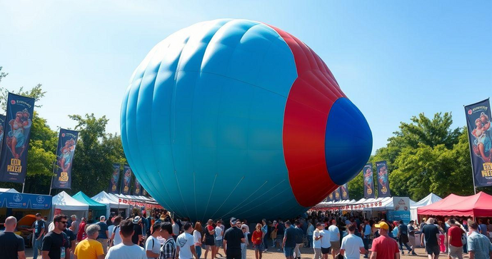 Balão inflável gigante para eventos: como escolher e usar Balão inflável gigante para eventos: como escolher e usar