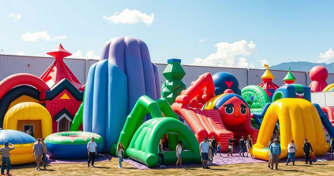 Fábrica de infláveis personalizados que transforma suas ideias em realidade Fábrica de infláveis personalizados que transforma suas ideias em realidade