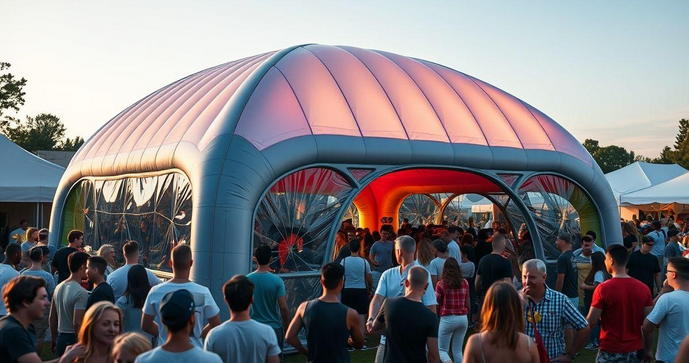 Personalização de Tenda Inflável para Eventos Únicos Personalização de Tenda Inflável para Eventos Únicos