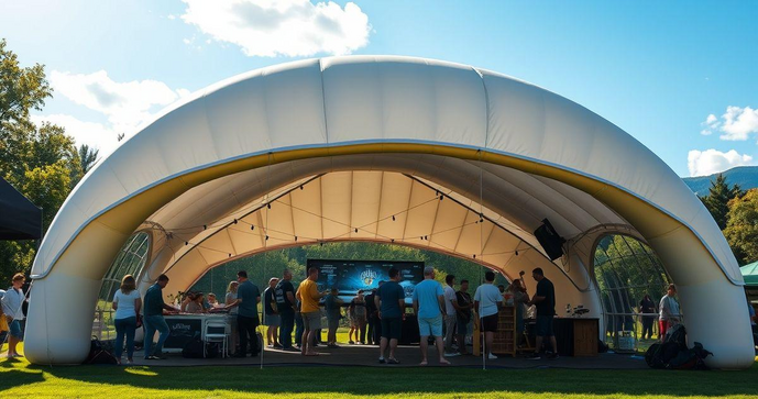 Tenda Inflável para Eventos: Como Escolher a Ideal para Seu Evento Tenda Inflável para Eventos: Como Escolher a Ideal para Seu Evento