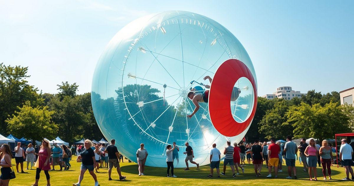 Bola Gigante Inflável Atraia Atenção Bola Gigante Inflável Atraia Atenção