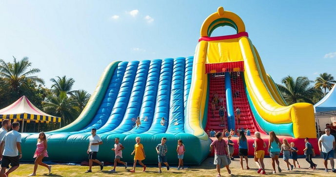 Inflável gigante: a diversão que transforma qualquer evento em uma festa épica!