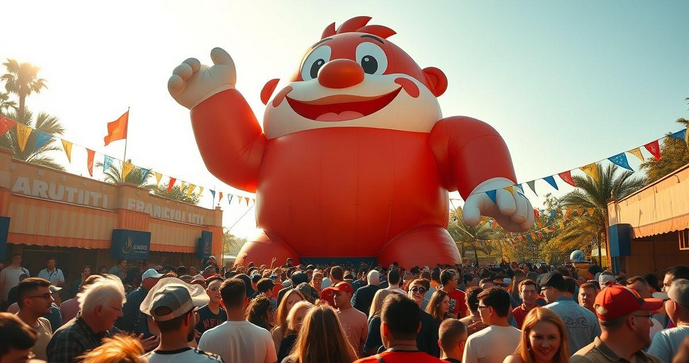 Mascote Inflável: Divulgação Criativa