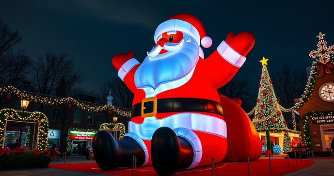 Saiba o Valor do Papai Noel Inflável Gigante e Como Escolher o Melhor Saiba o Valor do Papai Noel Inflável Gigante e Como Escolher o Melhor