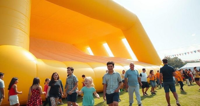 Infláveis Gigantes: Benefícios e Diversão para Eventos e Festas